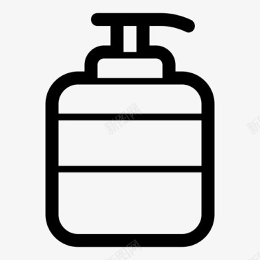 皂液器卫生间肥皂液图标图标