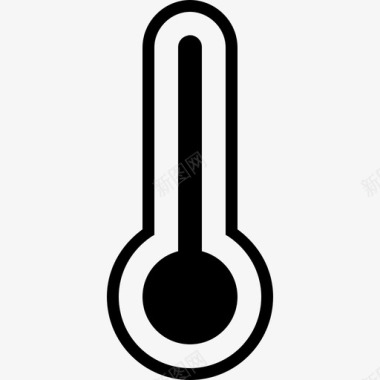 牧场气候温度计恒温器温度图标图标