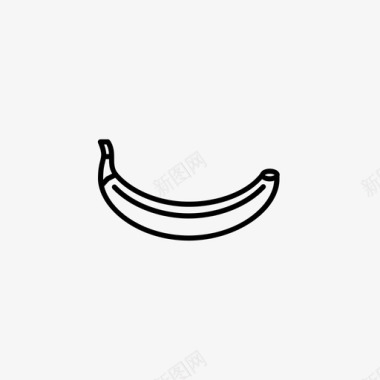 香蕉农产品营养图标图标
