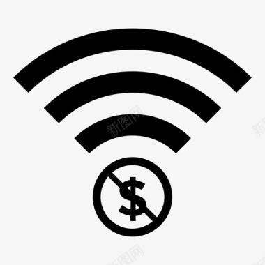 免费wifi互联网信号图标图标