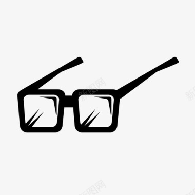 3d眼镜套装投影仪图标图标