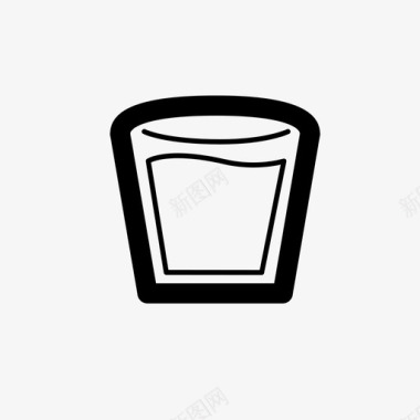 冷饮饮料冷饮杯子图标图标