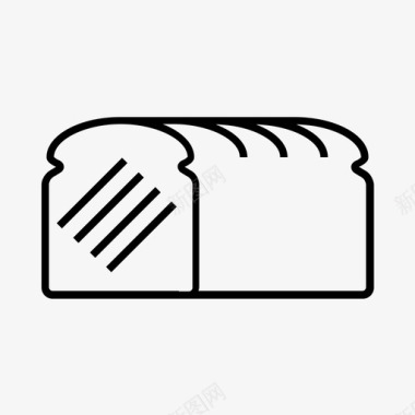 面包软大头面包烤面包机图标图标