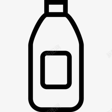 新生儿玻璃奶瓶奶瓶容器饮料图标图标