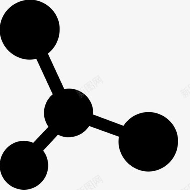 活性分子分子原子化学图标图标