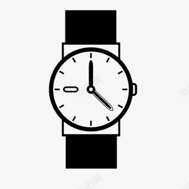 手表时钟表带图标图标
