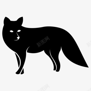 哺乳动物狐狸野生动物哺乳动物图标图标