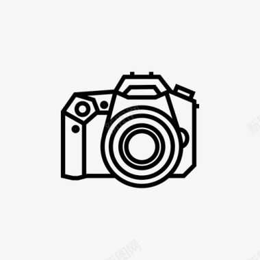 相机摄像机单反相机图标图标