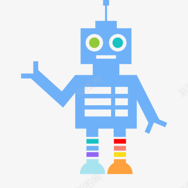 小说机器人人工智能机器图标图标