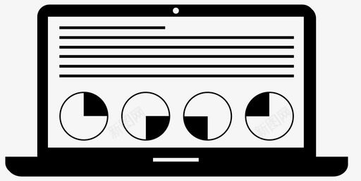 计算机信息图表分析计算机图标图标