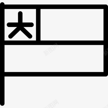 带防虫网智利线线图标图标