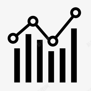 电子数据矢量图表购物者采购图标图标