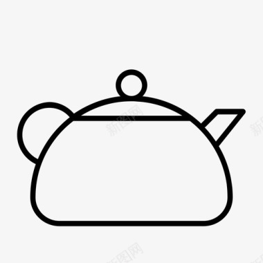 厨房用具采购产品茶壶器具茶壶图标图标