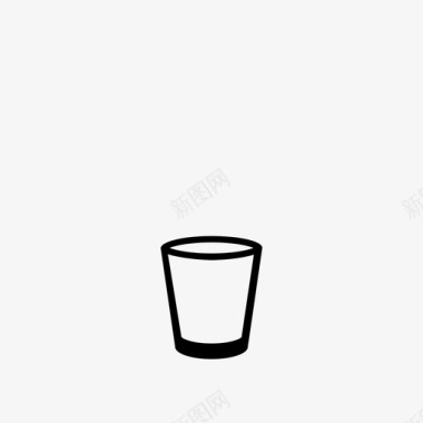 酒小杯空杯玻璃杯图标图标