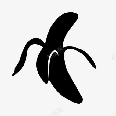 香蕉天然营养图标图标