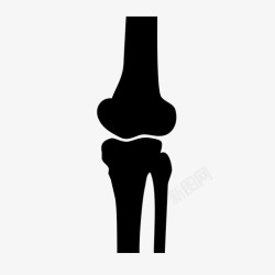 膝盖骨关节关节骨骼医学图标高清图片