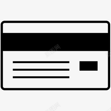 信用卡刷卡支付图标图标