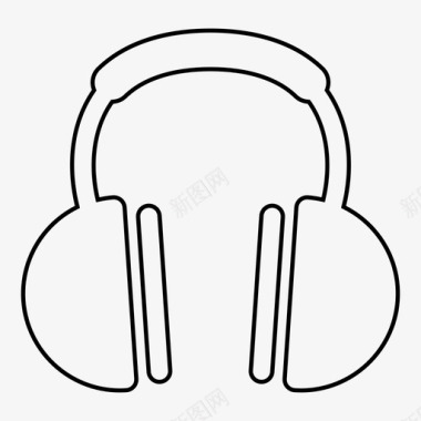 保护耳朵耳机音箱保护装置图标图标