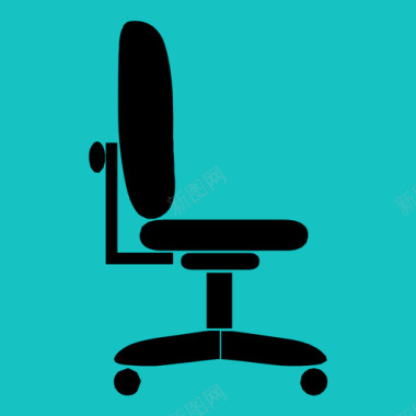 办公椅子电脑椅家具图标图标