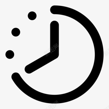 时间时钟计时定时器开关图标图标
