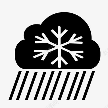 icon图片下雪天气图标图标