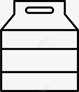 萌萌牛奶盒牛奶盒盒子果汁图标图标