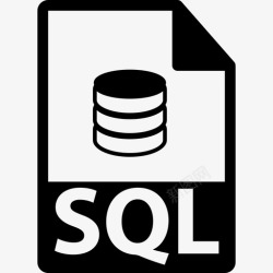 SQL符号SQL文件格式符号接口文件格式图标高清图片