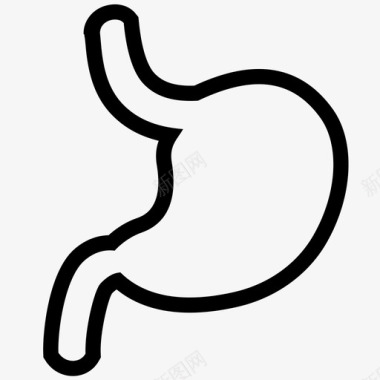 器官胃器官饥饿图标图标