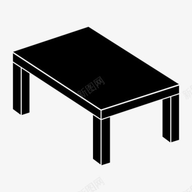 中式桌子咖啡桌家具图标图标