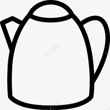 洒水壶水壶热水热水锅炉图标图标