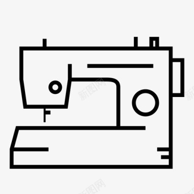 内野制造缝纫机缝线缝纫图标图标
