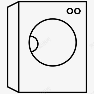 选购衣物洗衣机纺纱机天然气图标图标