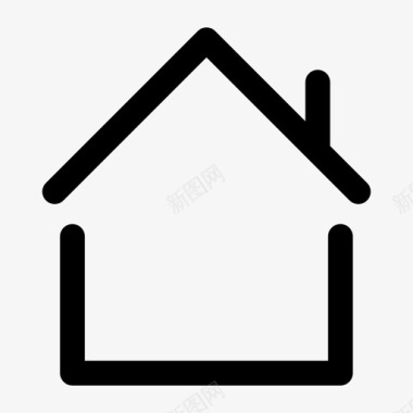 单家住所房子图标图标