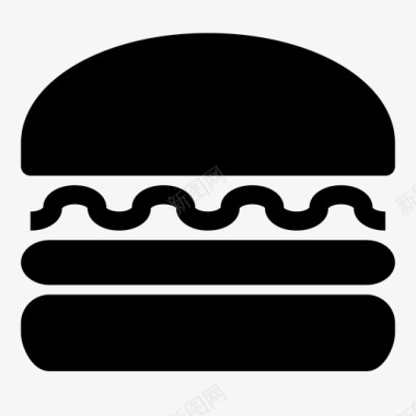 汉堡包巨无霸吃图标图标