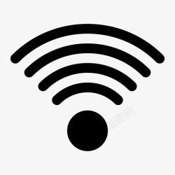 在线广播媒介wifi无线wifi信号图标高清图片