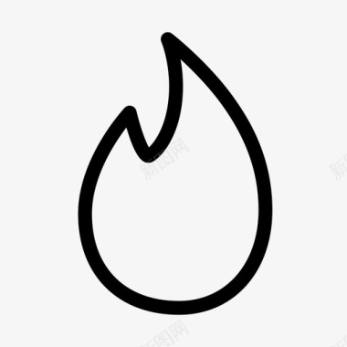 火热燃烧图标图标