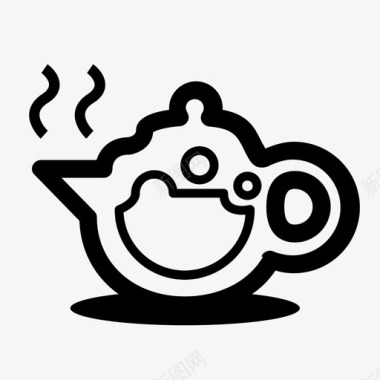茶壶主题茶茶具图标图标