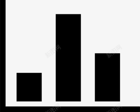 ppt统计图条形图统计信息图标图标