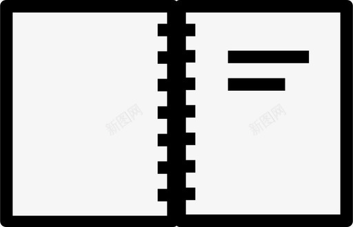 新年贺卡制作笔记本素描学校图标图标