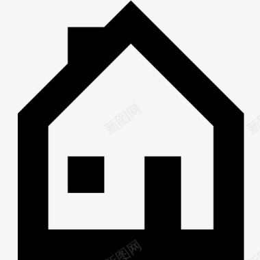 家房子建筑门图标图标