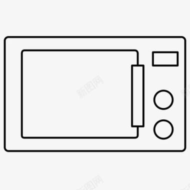 加热微波炉微波炉食谱核弹图标图标