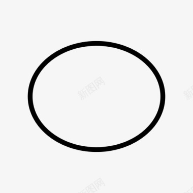 圆多边形椭圆形图标图标