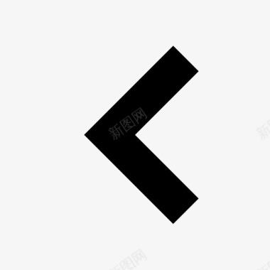 向左旋转箭头向左箭头向后图标图标