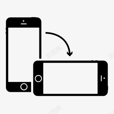 短信手机icon旋转手机转动你的手机转手机图标图标