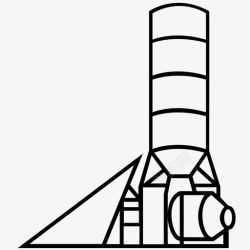 混凝土搅拌站混凝土搅拌站图标高清图片