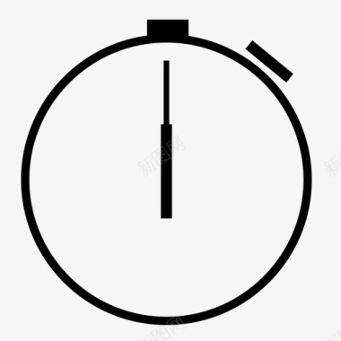 秒表单圈计时器计时图标图标