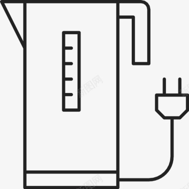 加大水壶电开水器插件厨房图标图标