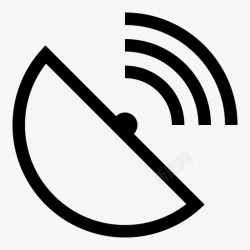 wifi接收器卫星天线wifi信号wifi接收器图标高清图片