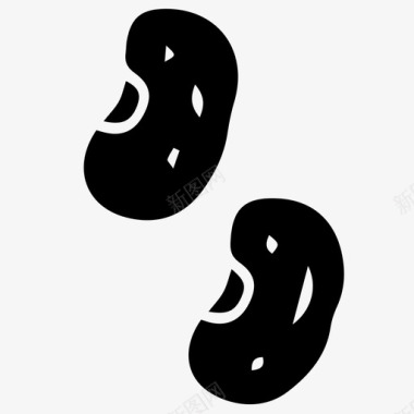 豆类豆类种子图标图标