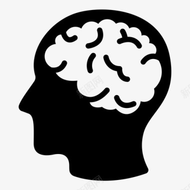 智慧大脑下载大脑思考者聪明图标图标